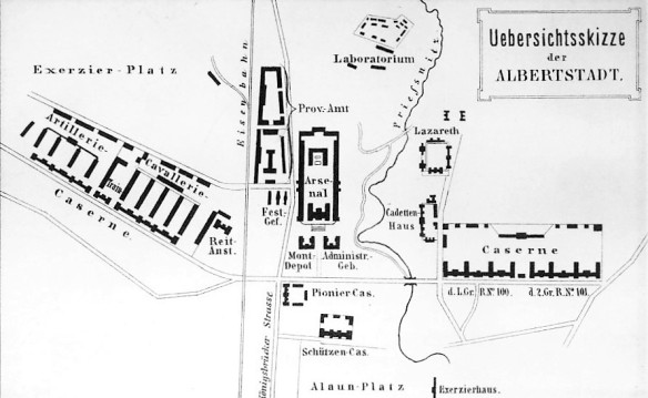 Plan Albertstadt 1880